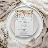 Wildflower Boho Floral Baby shower Kaart