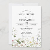 Wildflower Boho Floral Garden Vrijgezellenfeest Kaart (Voorkant)