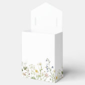 Wildflower Boho Floral Garden Wedding Bedankdoosjes (Geopend)