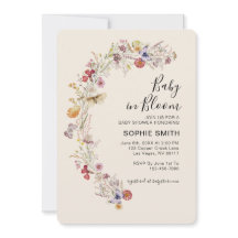 Wildflower Boho Garden Baby in bloei