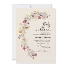 Wildflower Boho Garden Baby in bloei