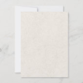 Wildflower Boho Garden Wedding Invitation Kaart (Achterkant)