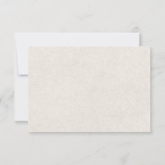 Wildflower Boho Garden Wedding RSVP  (Achterkant)