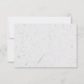 Wildflower Boho Garden Wedding RSVP Kaartje (Achterkant)