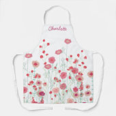 Wildflower Boho Gepersonaliseerd Schort (Voorkant)