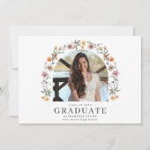 Wildflower Boho Girl High School Afstuderen (Voorkant)