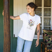 Wildflower Boho  Inspirerend Quote T-shirt