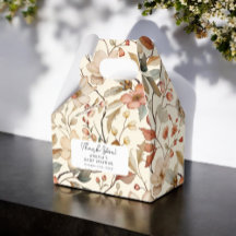 Wildflower Boho Ivory Floral Baby shower