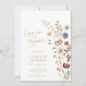 Wildflower Boho Love in Bloom Vrijgezellenfeest Kaart (Voorkant)