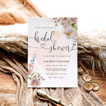 Wildflower Boho Modern Bridal Shower