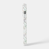 Wildflower Boho Name iPhone Hoesje (Linkerkant)