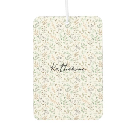 Wildflower Boho Name Luchtverfrisser (Voorkant)