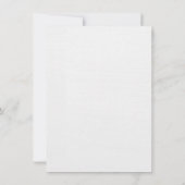 Wildflower Boho Outdoor bruiloft uitnodiging (Achterkant)