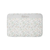   Wildflower Boho Personalized  Badmat (Voorkant)