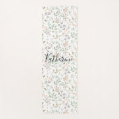 Wildflower Boho Personalized Yogamat (Voorkant)