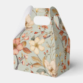 Wildflower Boho Sage Green Floral Baby shower Bedankdoosjes (Achterkant)