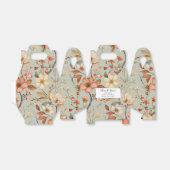 Wildflower Boho Sage Green Floral Baby shower Bedankdoosjes (Uitgevouwen)