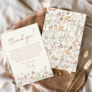 Wildflower Boho Vrijgezellenfeest bedankje