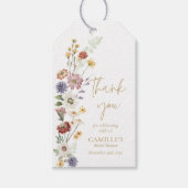 Wildflower Boho Vrijgezellenfeest Cadeaulabel (Voorkant)