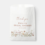 Wildflower Boho Vrijgezellenfeest Dank u Tuin Bedankzakje (Voorkant)