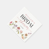 Wildflower Boho Vrijgezellenfeest Decor Napkin Servet (Hoek)