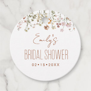Wildflower Boho Vrijgezellenfeest in Bloom Garden Bedankjes Labels