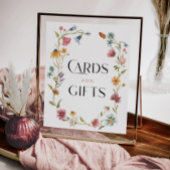 Wildflower Boho Vrijgezellenfeest Kaarten Cadeaubo Poster