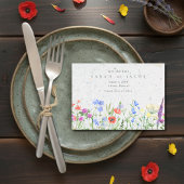 Wildflower Boho Wedding Save the Date