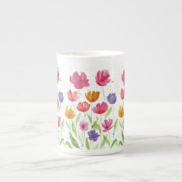 Wildflower Bone China Mok