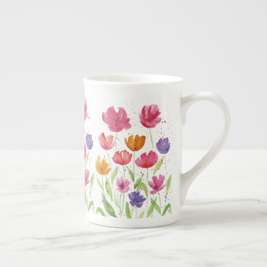 Wildflower Bone China Mok (Rechts)