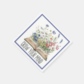  Wildflower Book Lover Grow Your Mind Quote Servet (Hoek)