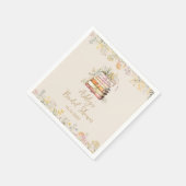 Wildflower Book Theme Vrijgezellenfeest Servet (Hoek)