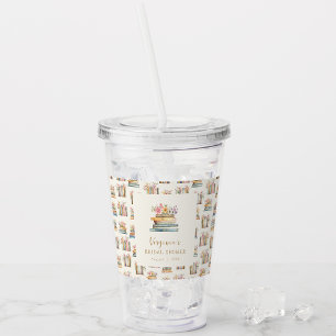 Wildflower Books Bruidsfeestje Acryl Drinkbeker