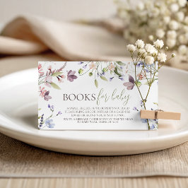 Wildflower Books for Baby Card Informatiekaartje