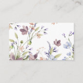 Wildflower Books for Baby Card Informatiekaartje (Achterkant)