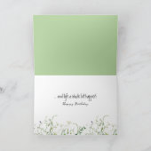 Wildflower Border voor de verjaardag van Vriend Kaart (Binnen)