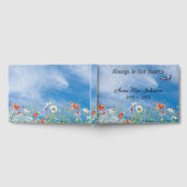 Wildflower Border With Butterfly Memorial Service Gastenboek (Volledig)