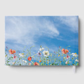 Wildflower Border With Butterfly Memorial Service Gastenboek (Achterkant)