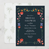 Wildflower Botanic Garden Vrijgezellenfeest Kaart (Voorkant / Achterkant)