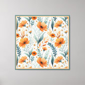 Wildflower Botanical Boho Canvas Afdruk (Voorkant)