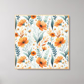 Wildflower Botanical Boho Canvas Afdruk (Voorkant)