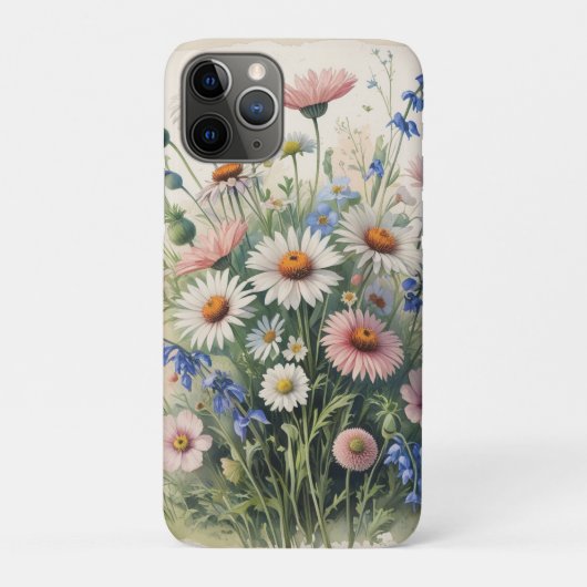Wildflower Botanical Floral iPad Case – Nature-Ins (Achterkant)