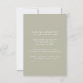 Wildflower Botanical Floral Lijst Vrijgezellenfees Kaart (Achterkant)