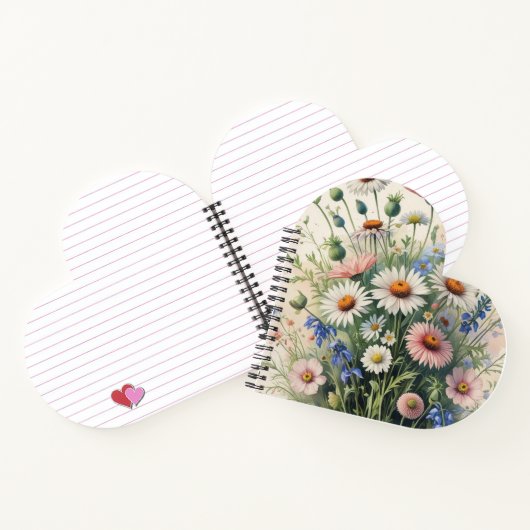 Wildflower Botanical Spiral Notebook Notitieboek (Binnen)