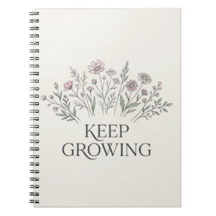 Wildflower Botanisch Notitieboek Blijf Groeien