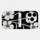Wildflower Botanische Bloemen Gepersonaliseerd Case-Mate iPhone Case (Achterkant (horizontaal))