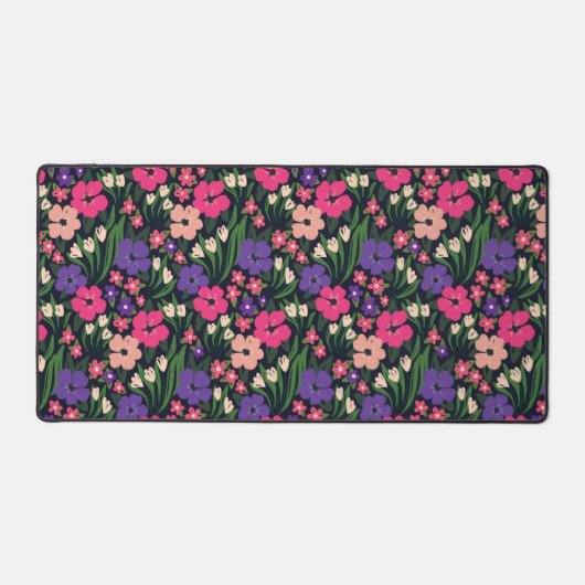 Wildflower botanische Ditsy Floral Bureaumat (Voorkant)