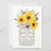 Wildflower Botanische pot Bloemen Vrijgezellenfees Kaart (Voorkant)