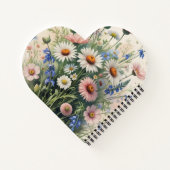 Wildflower Botanische Spiraal Notebook Notitieboek (Achterkant)