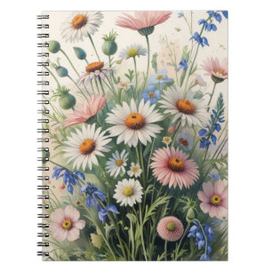 Wildflower Botanische Spiraal Notebook Notitieboek